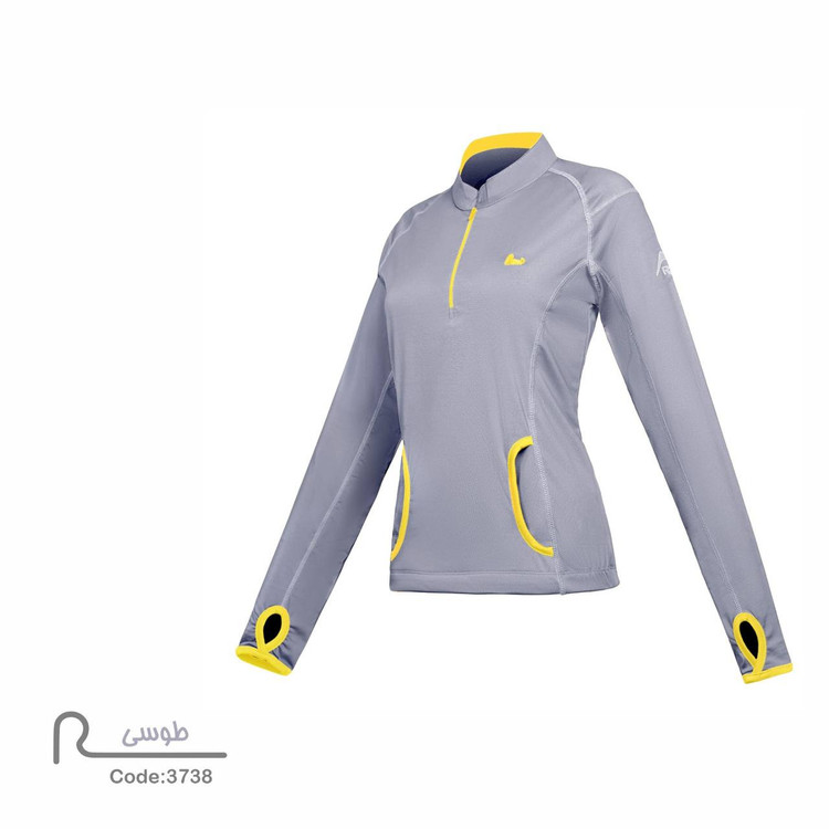 بلوز فینگردار طوسی